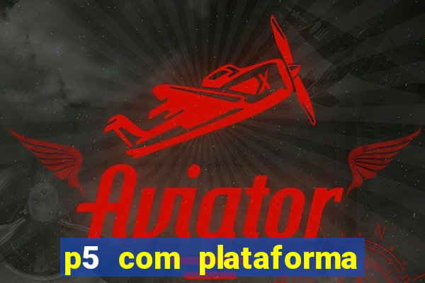 p5 com plataforma de jogos